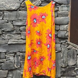 Cute Floral Rayon Dress 🌈